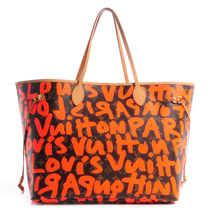 Louis Vuitton Monogram Graffiti Neverfull GM Orange 1 of 7