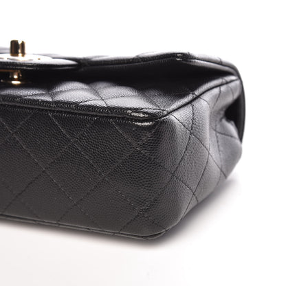 Chanel Caviar Quilted Mini Rectangular Flap Black 5 of 9