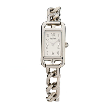 Hermes Stainless Steel 17mm Nantucket Quartz Watch 2 of 5