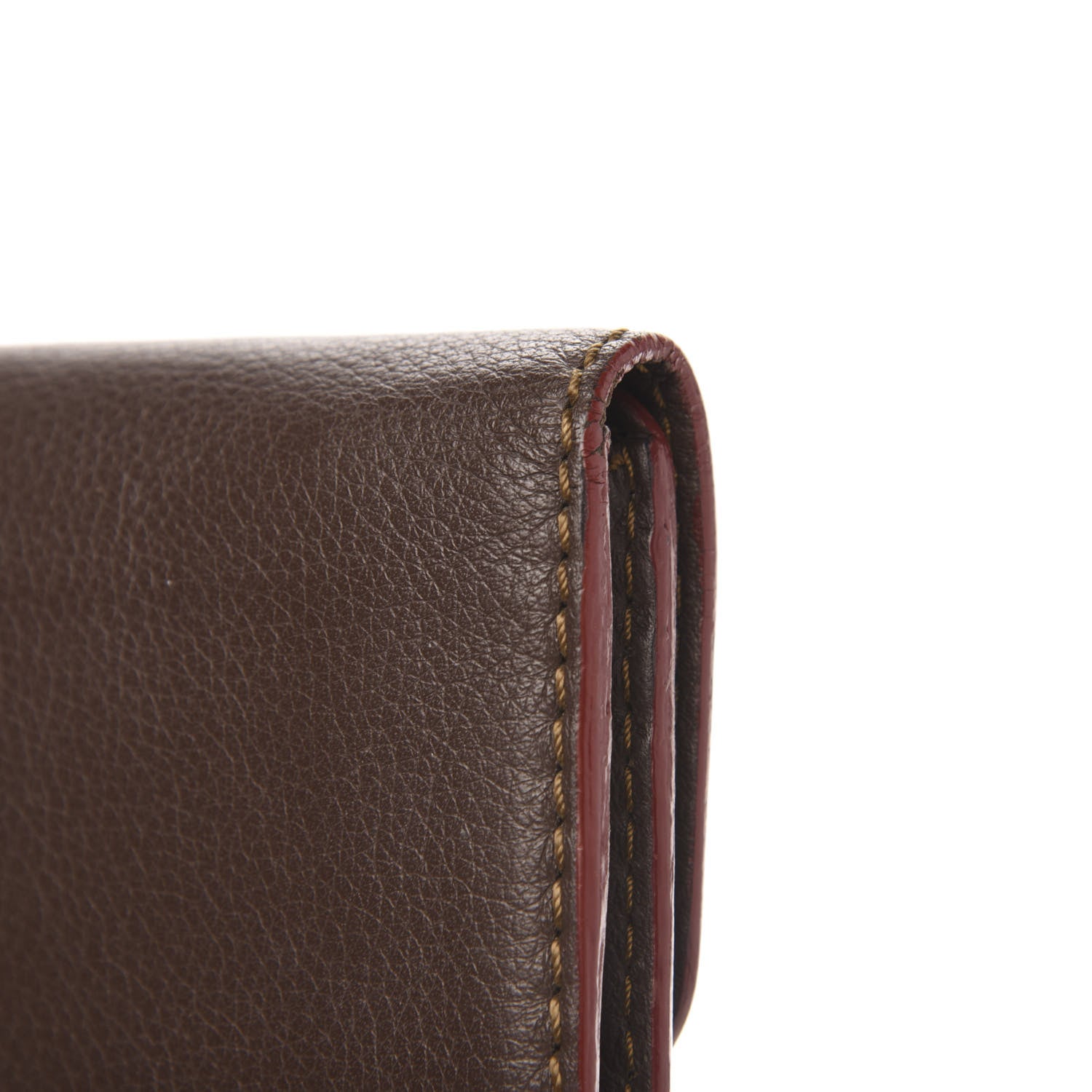 Chloe Calfskin Marcie Continental Flap Wallet Truffle 11 of 12
