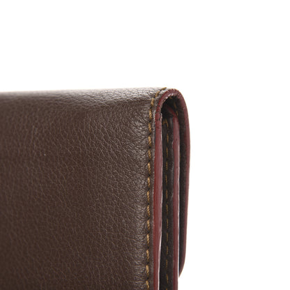Chloe Calfskin Marcie Continental Flap Wallet Truffle 11 of 12