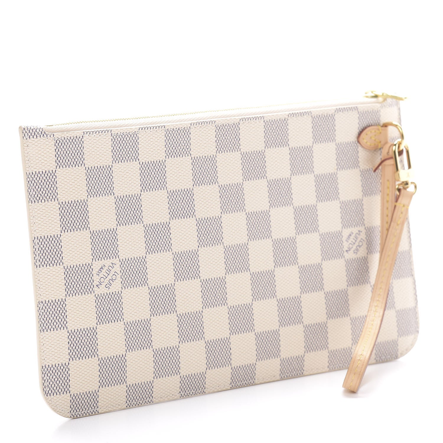 Louis Vuitton Damier Azur Neverfull MM GM Pochette 3 of 8