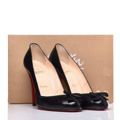 Christian Louboutin Kid Grosgrain Lavalliere 100 Pumps 38.5 Black 10 of 10