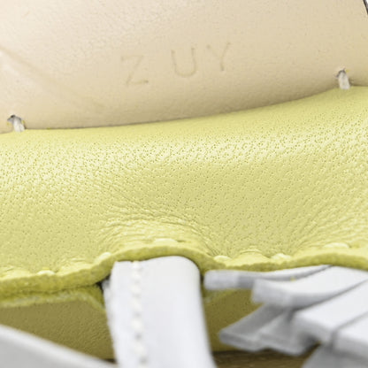 Hermes Milo Lambskin Grigri Rodeo Pegase Horse Bag Charm PM Jaune Bourgeon Bleu Brume Nata 4 of 5