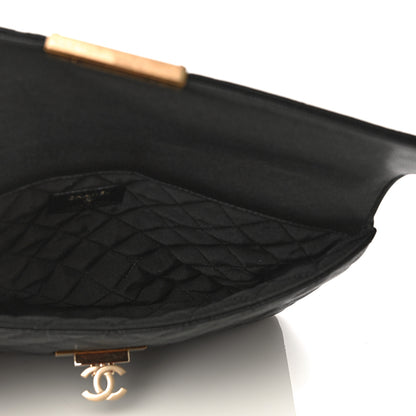 Chanel Caviar Quilted Medium Golden Class Pouch Black 5 of 9