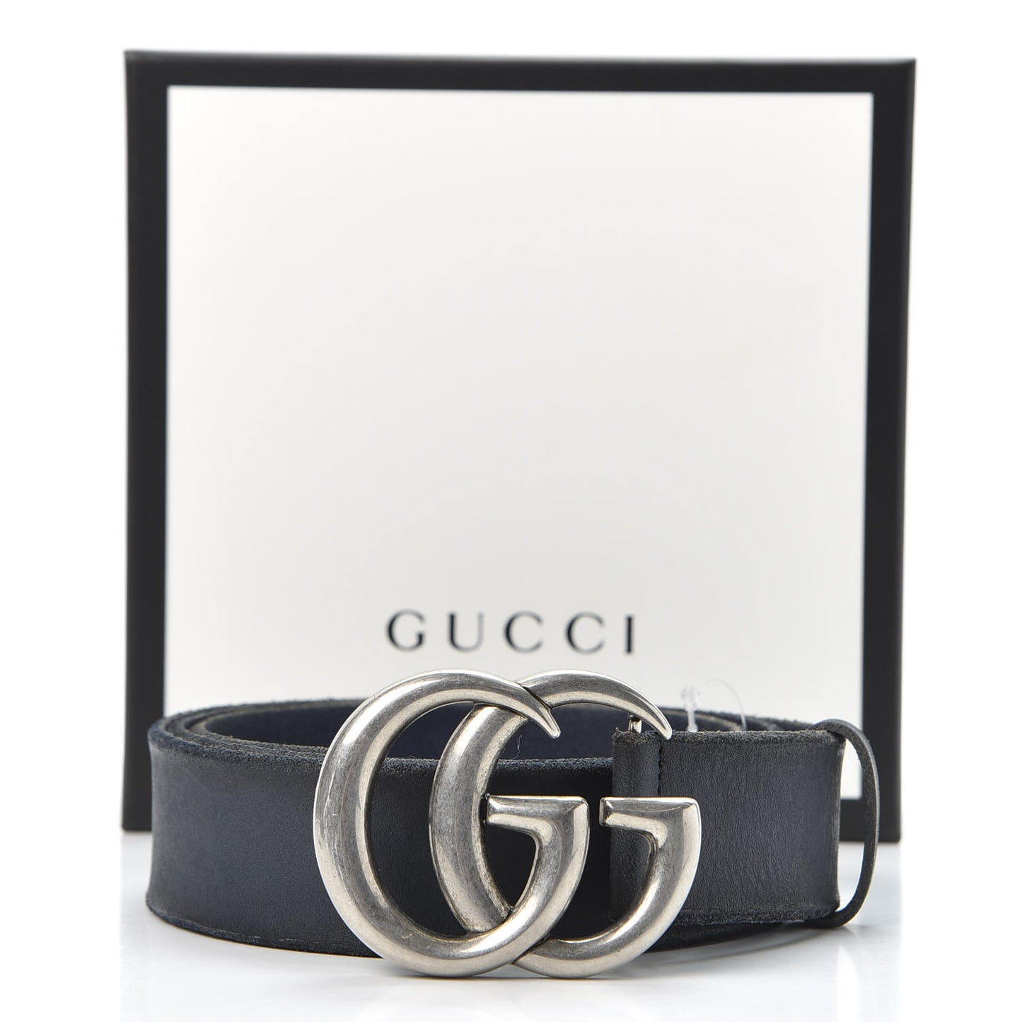 Cuoio Toscano Nickel Double Double G 40mm Belt 105 42 Blue