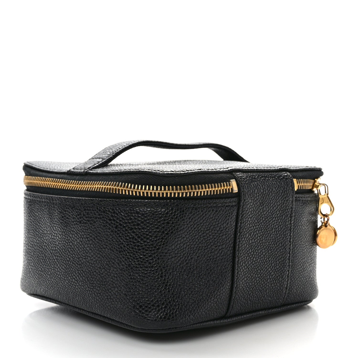 Chanel Caviar Vanity Cosmetic Case Black 3 of 9