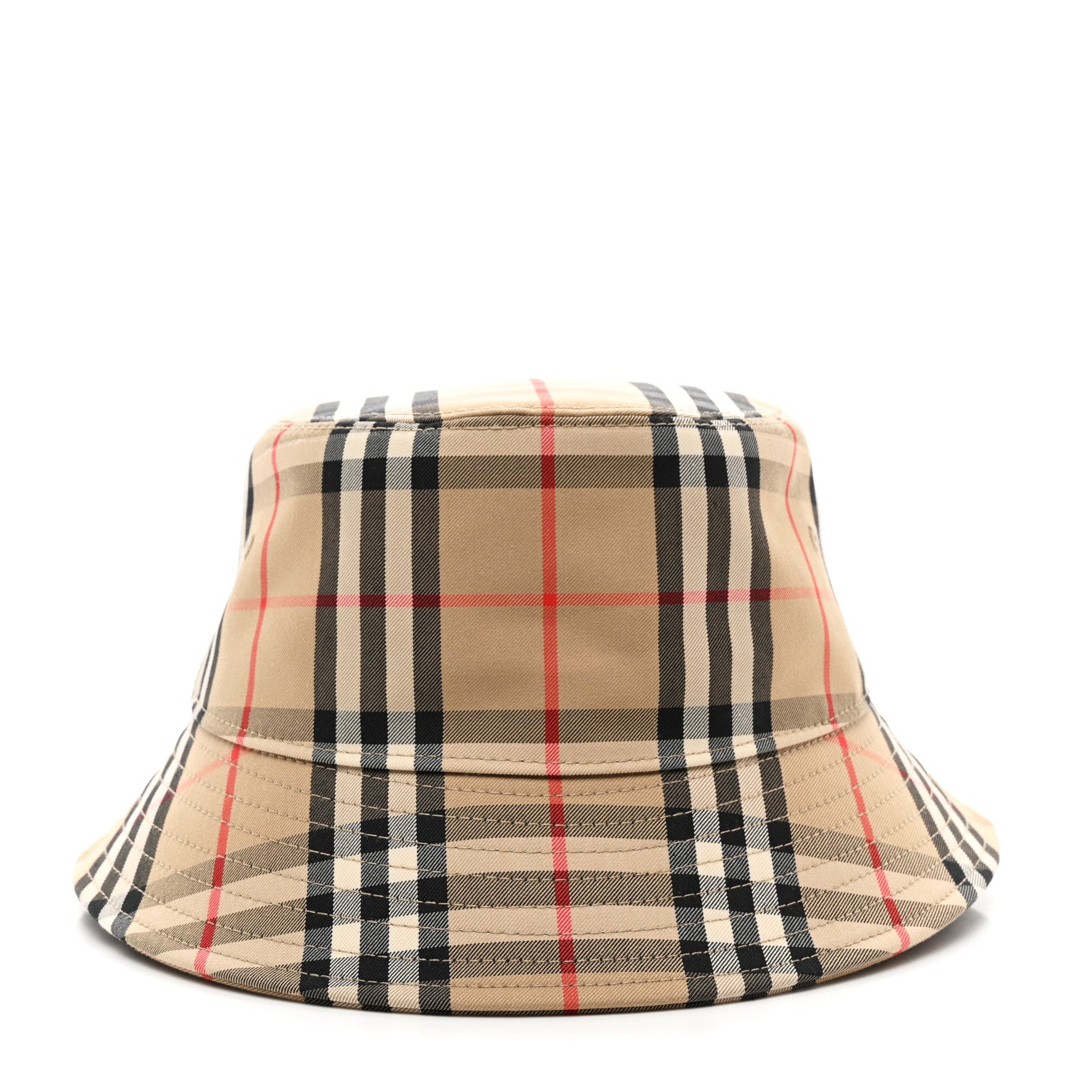 Burberry Technical Cotton Vintage Check Bucket Hat M Archive Beige 3 of 8