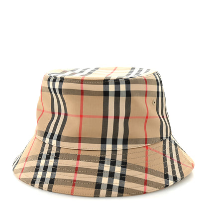 Burberry Technical Cotton Vintage Check Bucket Hat L Archive Beige 1 of 8