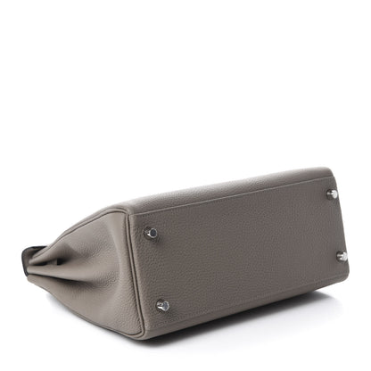 Hermes Togo Kelly Retourne 28 Gris Asphalte 4 of 10