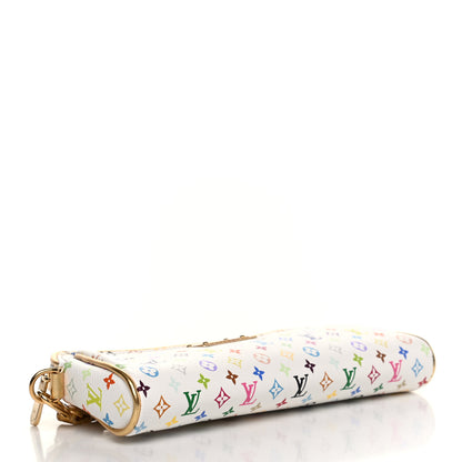 Louis Vuitton Monogram Multicolor Kate Clutch White 4 of 7
