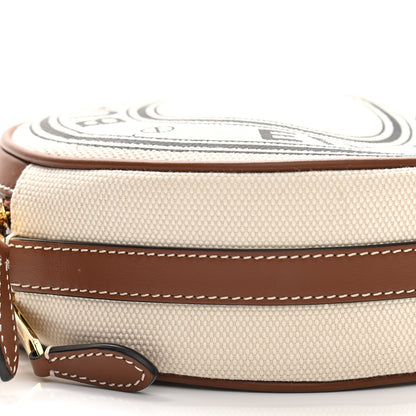 Burberry Cotton Canvas Mini Louise Crossbody Bag White Tan 11 of 12
