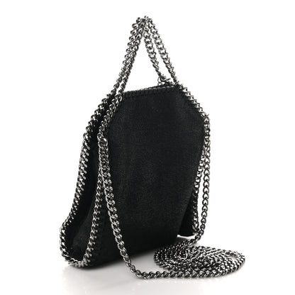 Stella McCartney Shaggy Deer Tiny Falabella Tote Black 3 of 9