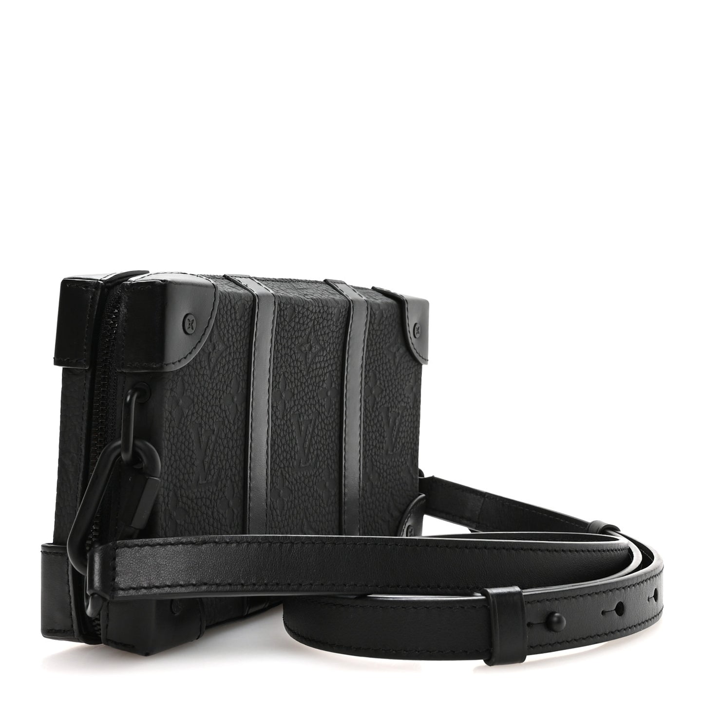 Taurillon Monogram Soft Trunk Wallet Black