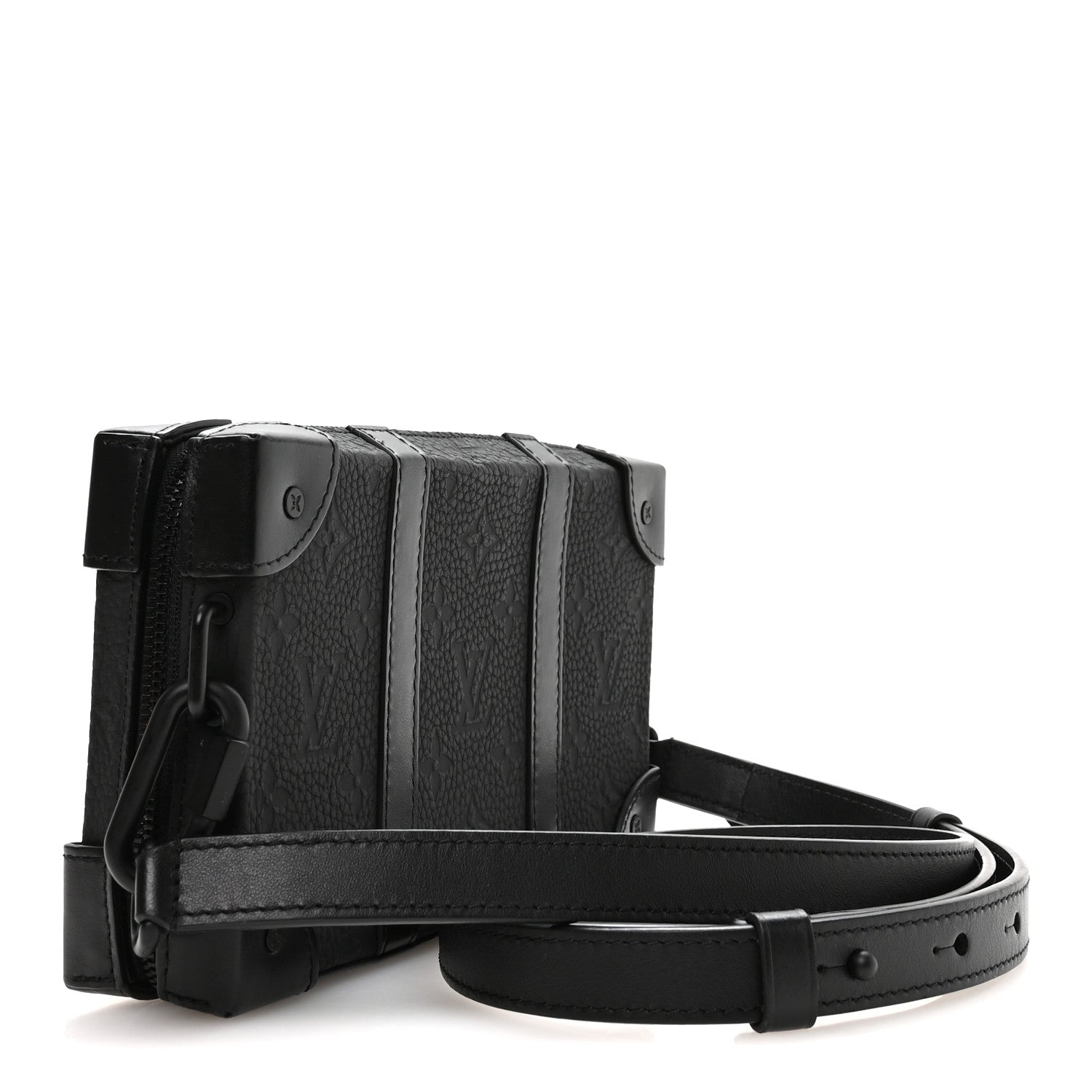 Louis Vuitton Taurillon Monogram Soft Trunk Wallet Black 3 of 10