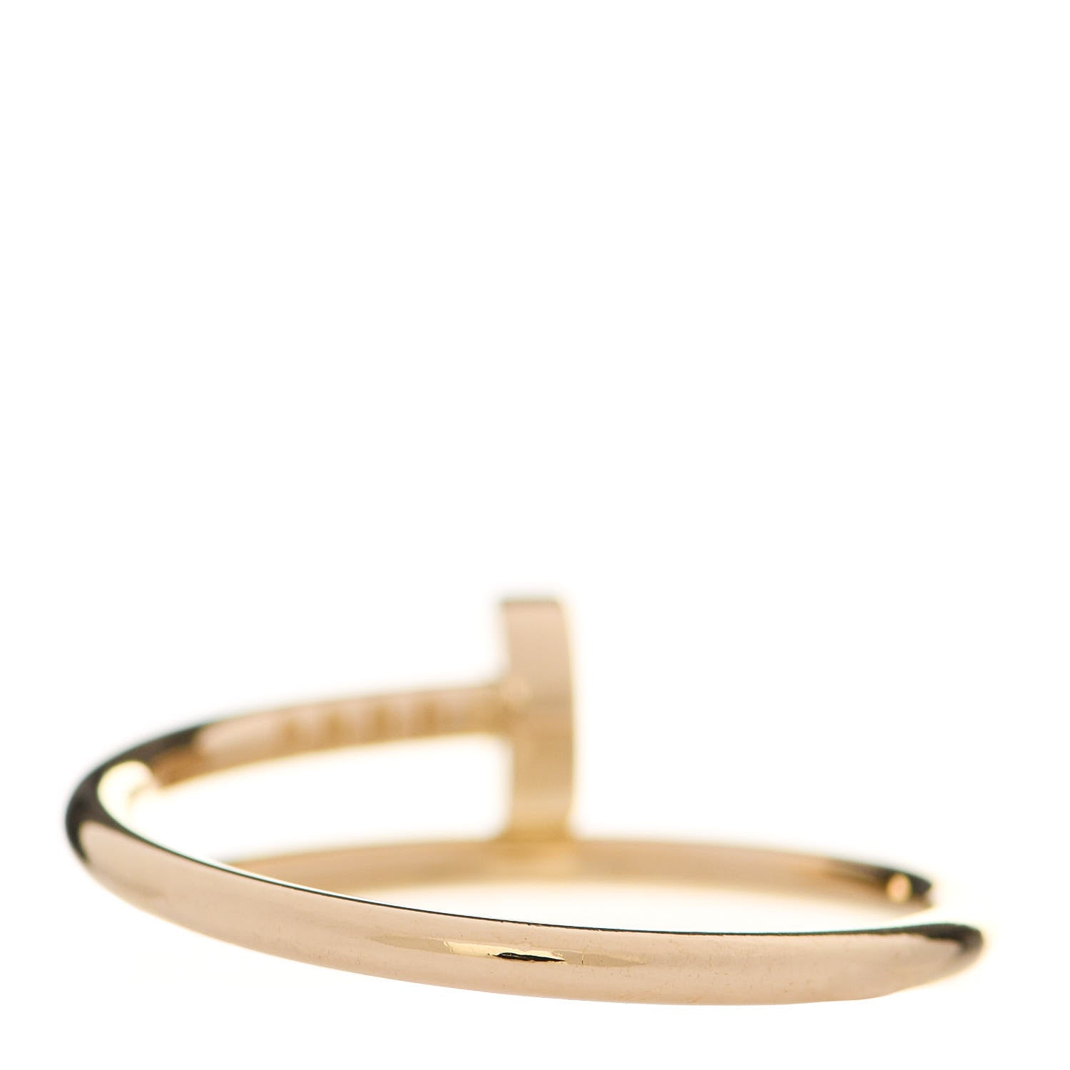 Cartier 18K Yellow Gold Small Juste Un Clou Ring 58 8.25 3 of 5