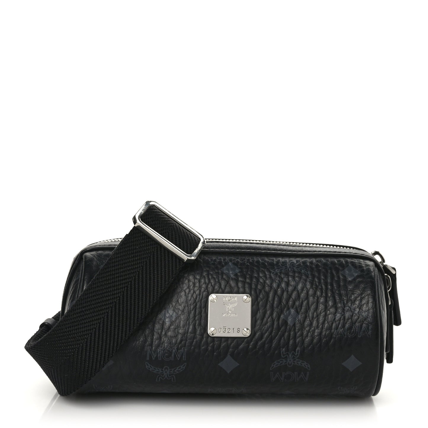 Visetos Mini Barrel Crossbody Bag Black