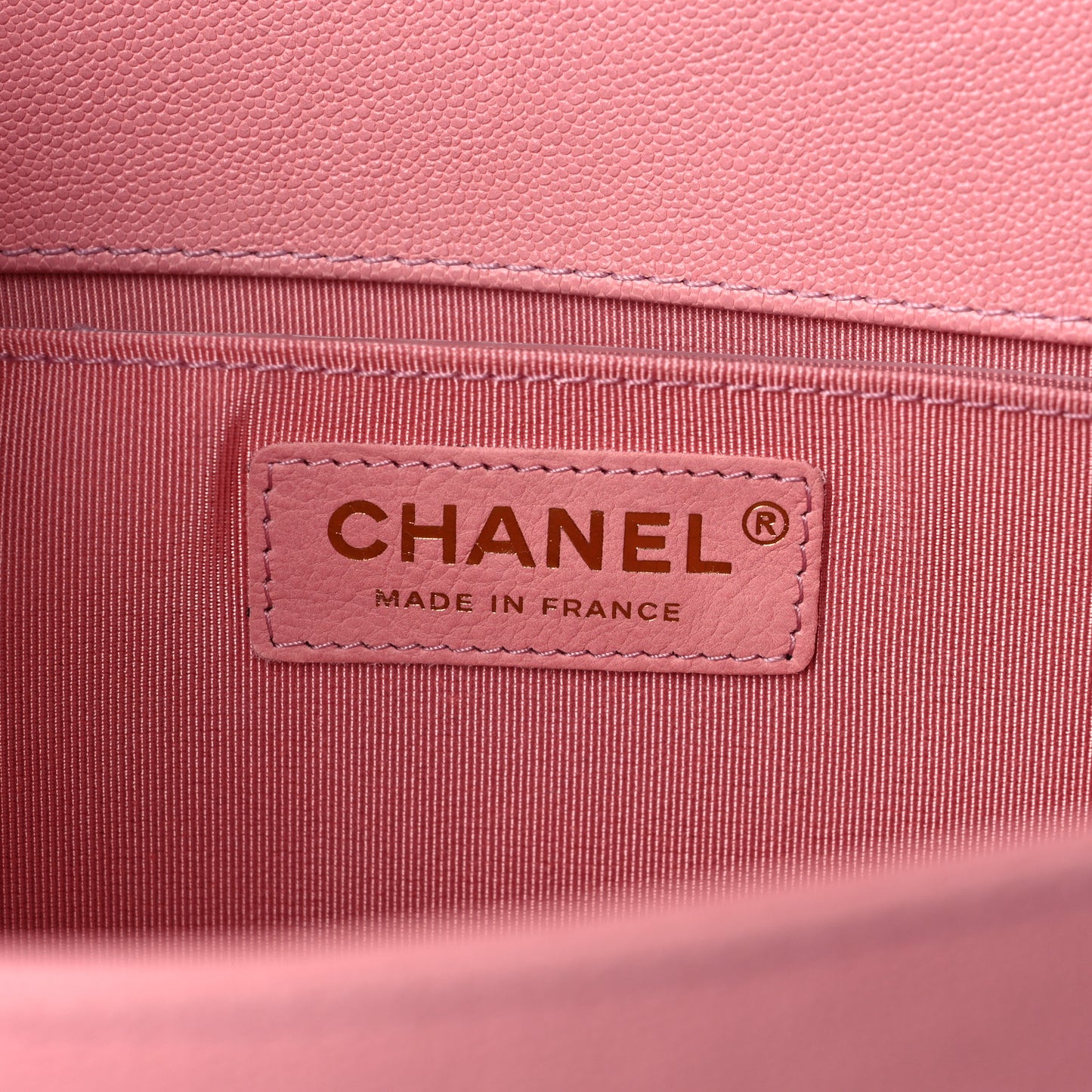 Caviar Quilted Medium Boy Flap Powder Pink
