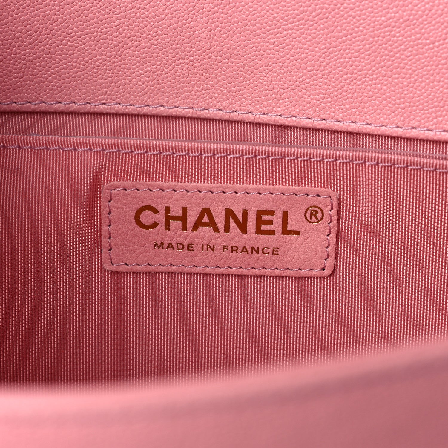 Chanel Caviar Quilted Medium Boy Flap Powder Pink 6 of 12