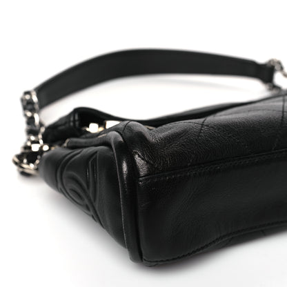 Chanel Lambskin Stitched Small Ultimate Soft Tote Black 8 of 9