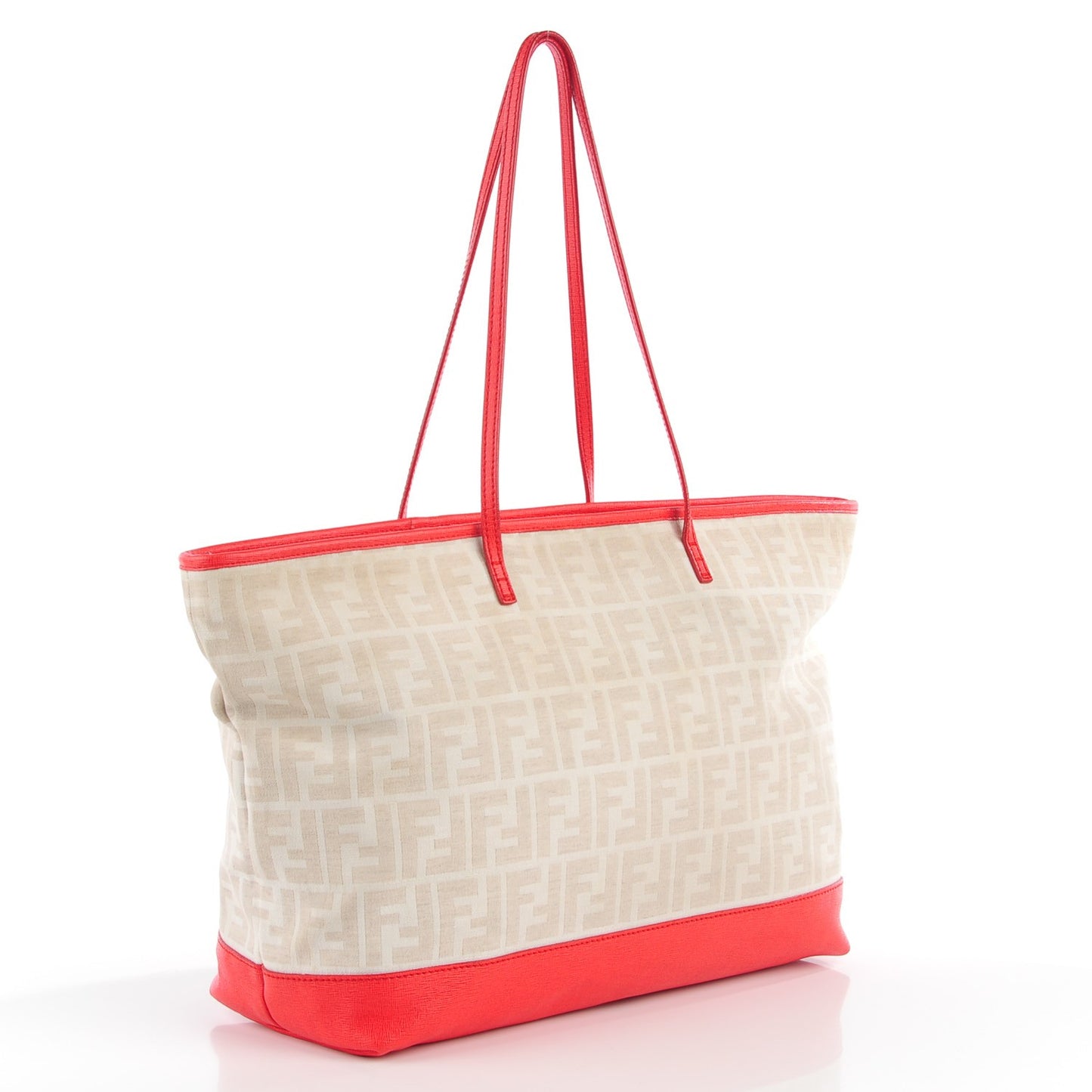 Fabric FF Roll Tote Latte Fragola