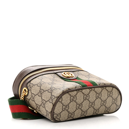 Gucci GG Supreme Monogram Web Ophidia Belt Bag 75 30 Dark Brown 4 of 12