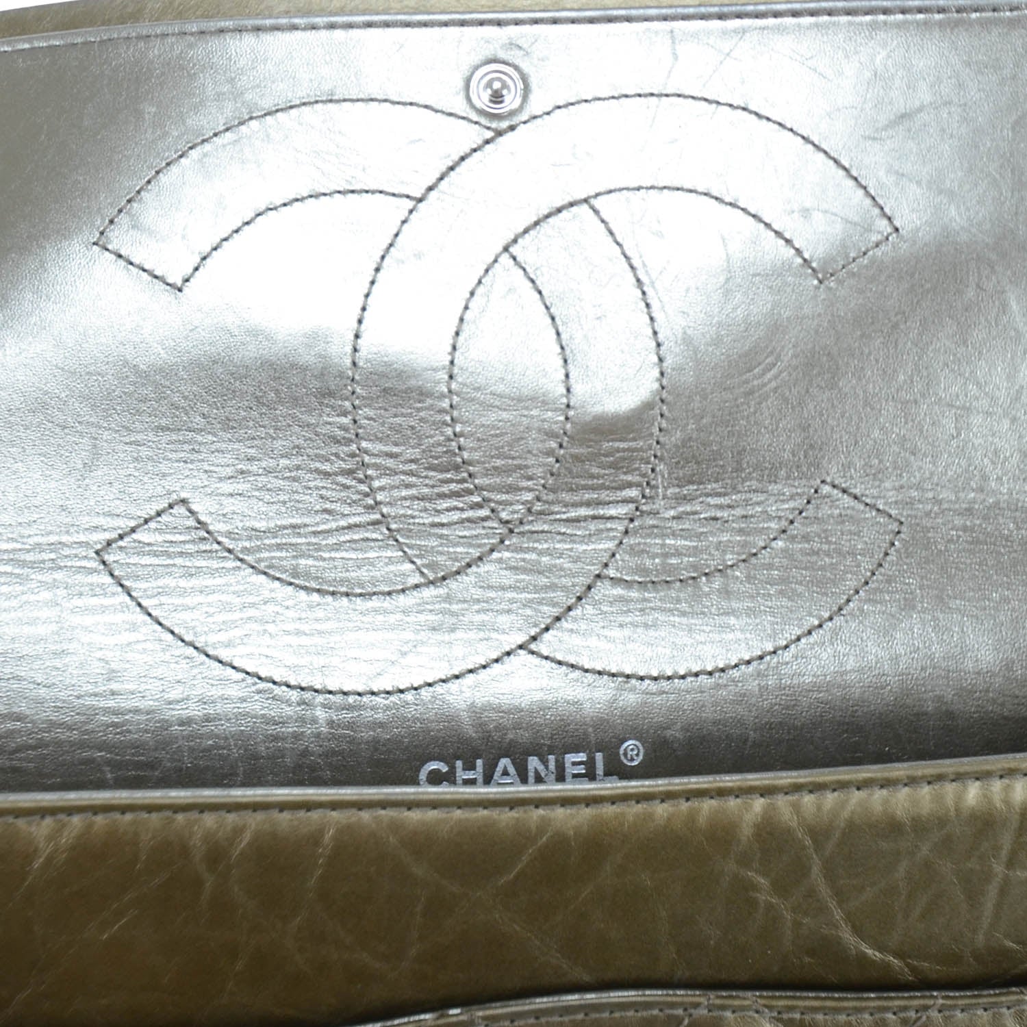 Chanel Leather 2.55 Reissue 227 Flap Bronze 10 of 11