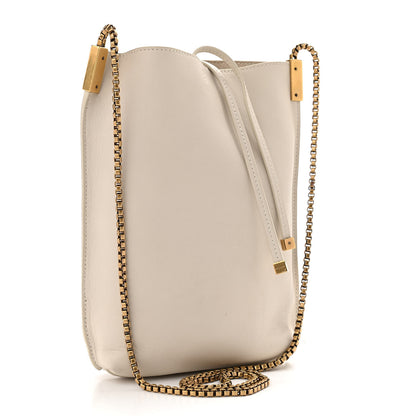 Saint Laurent Calfskin Mini Suzanne Hobo Cream 4 of 11