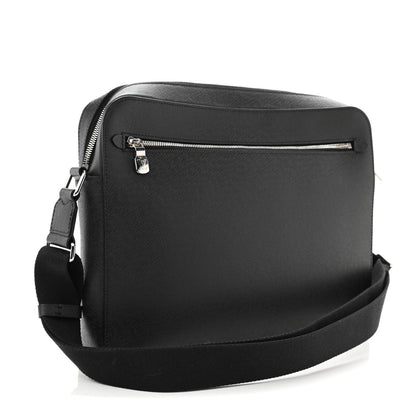 Louis Vuitton Taiga Anton Messenger PM Black 3 of 9