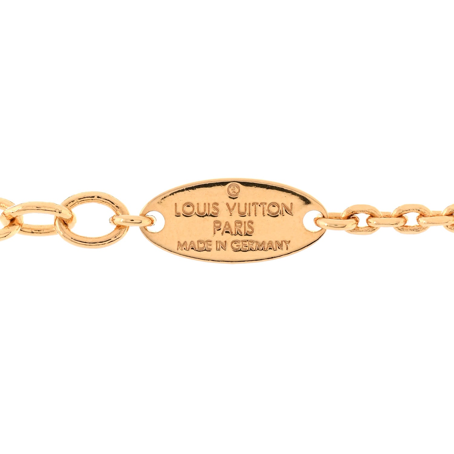 Louis Vuitton Metal Blooming Supple Necklace Gold 6 of 7