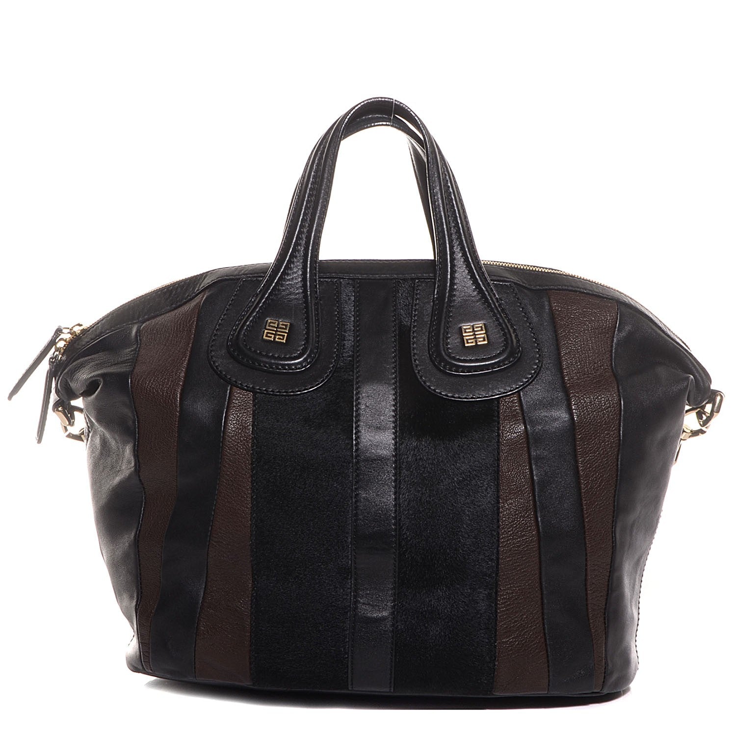 Givenchy Calf Hair Calfskin Medium Nightingale Brown Black 1 of 12
