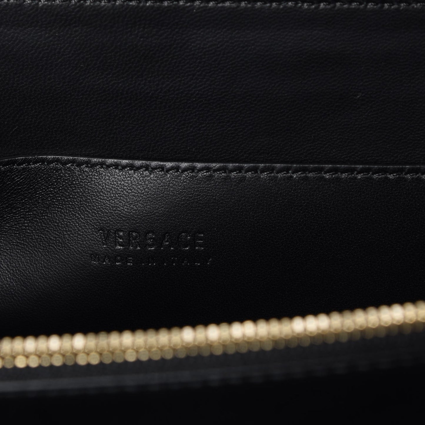 Calfskin Leaf Medium DV One Satchel Black
