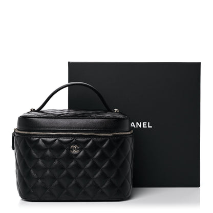 Chanel Caviar Quilted Large Vanity Pouch Black 15 of 15