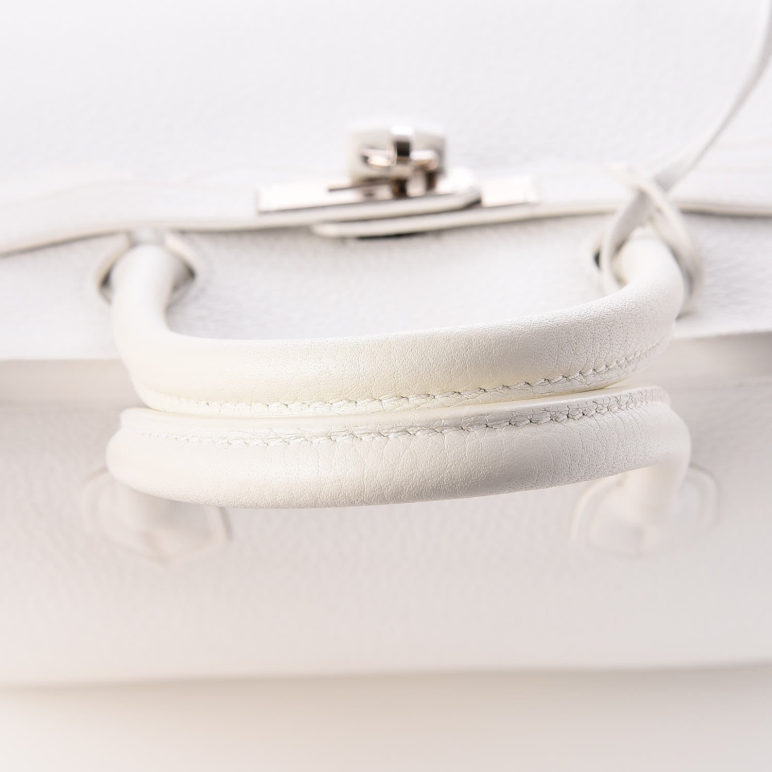 Hermes Taurillon Clemence Birkin 35 White 25 of 33