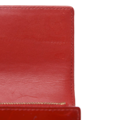 Louis Vuitton Vernis Sarah Wallet Rouge 9 of 12