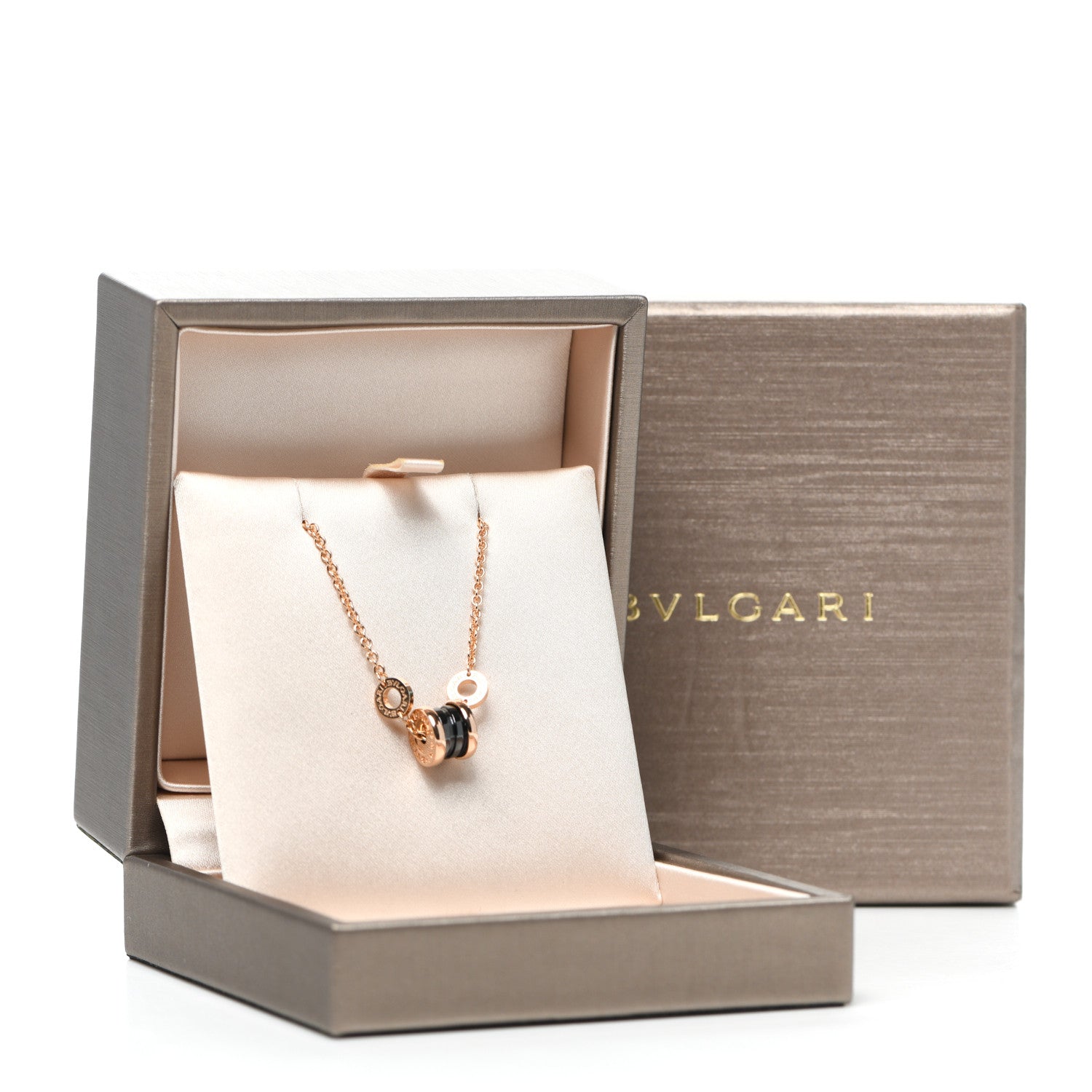 Bulgari 18K Rose Gold Black Ceramic B.Zero1 Bracelet 6 of 6