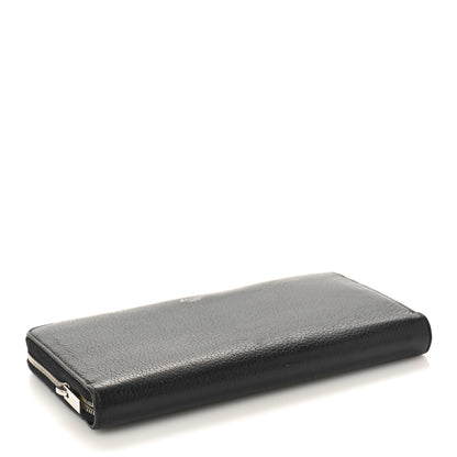 Celine Calfskin Large Zip Around Multifunction Wallet Black Citron 4 of 8