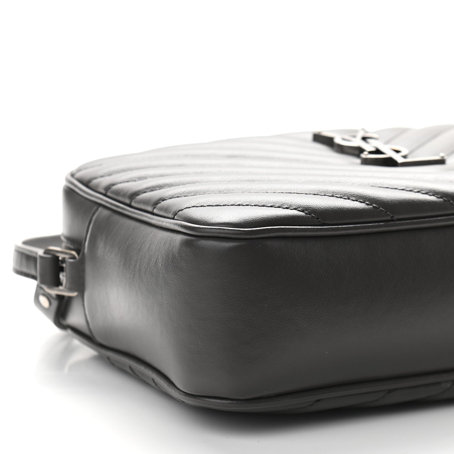 Calfskin Matelasse Monogram Lou Camera Bag Asphalt