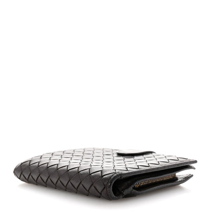 Bottega Veneta Nappa Intrecciato French Flap Wallet Ebano 4 of 7