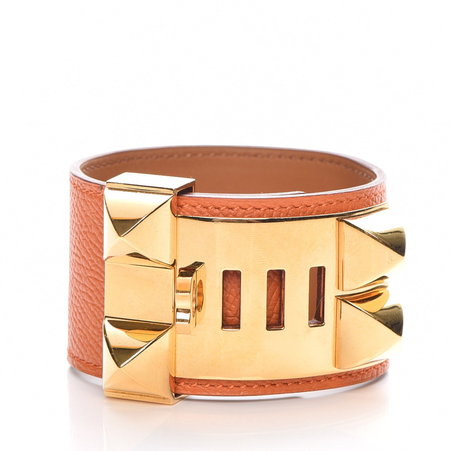 Epsom Collier de Chien CDC Bracelet S Orange