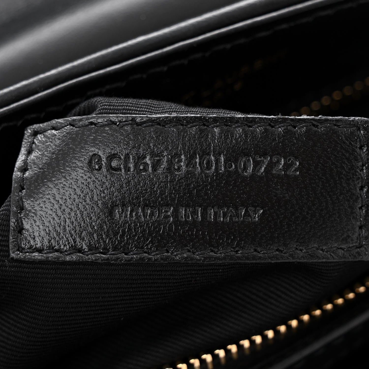 Saint Laurent Calfskin Y Quilted Monogram Toy Loulou Crossbody Bag Black 7 of 10