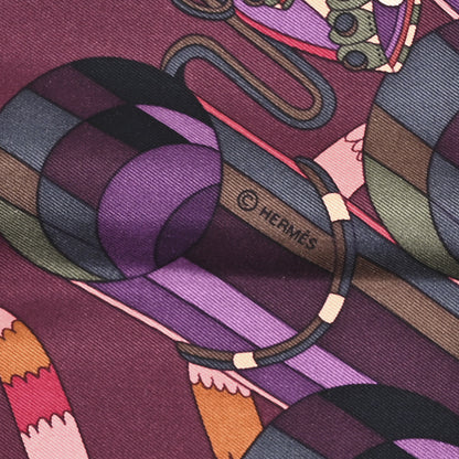 Hermes Silk Point D'Orgue Scarf 90 2 of 4