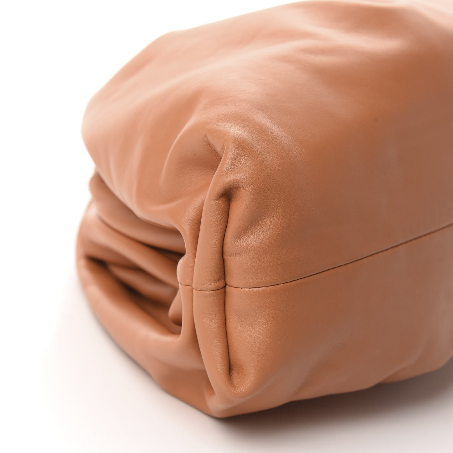 Smooth Butter Calf The Pouch Oversized Clutch Light Orange