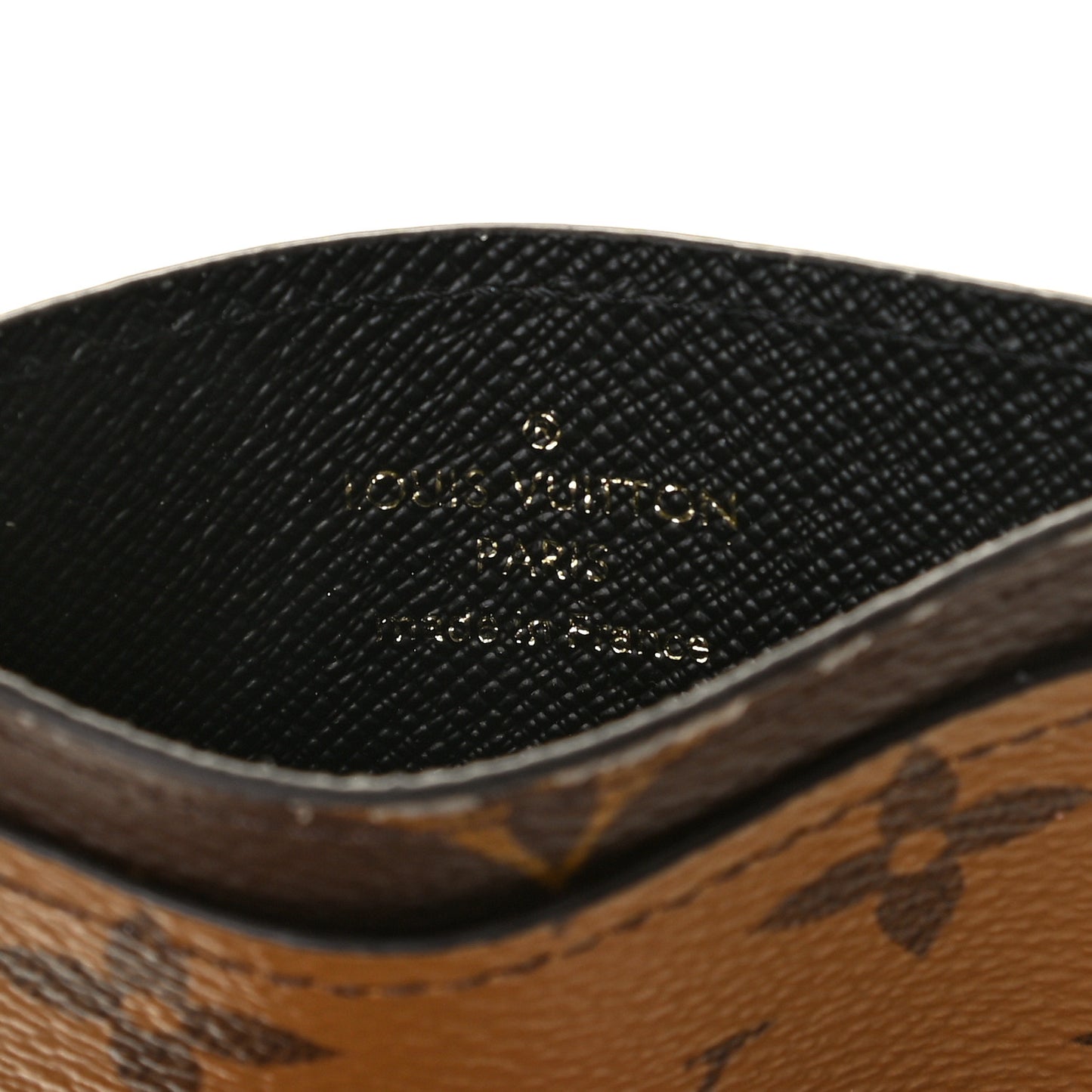 Reverse Monogram Card Holder