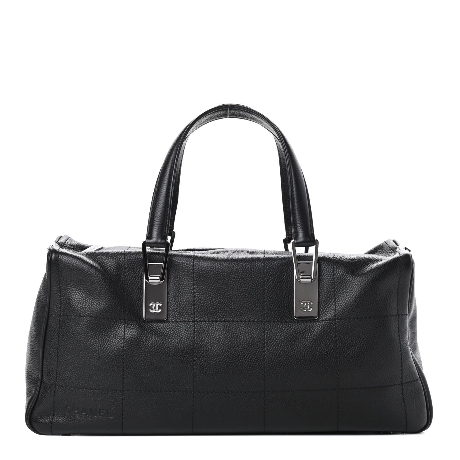 Chanel Caviar Square Stitched Large Tote Black 1 of 13