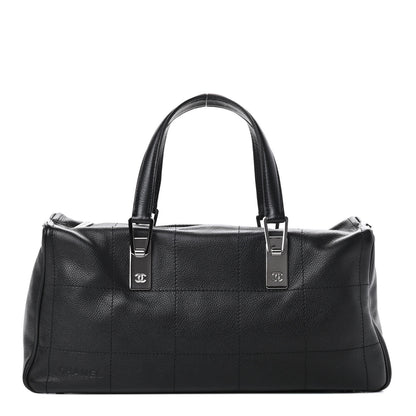 Chanel Caviar Square Stitched Large Tote Black 1 of 13