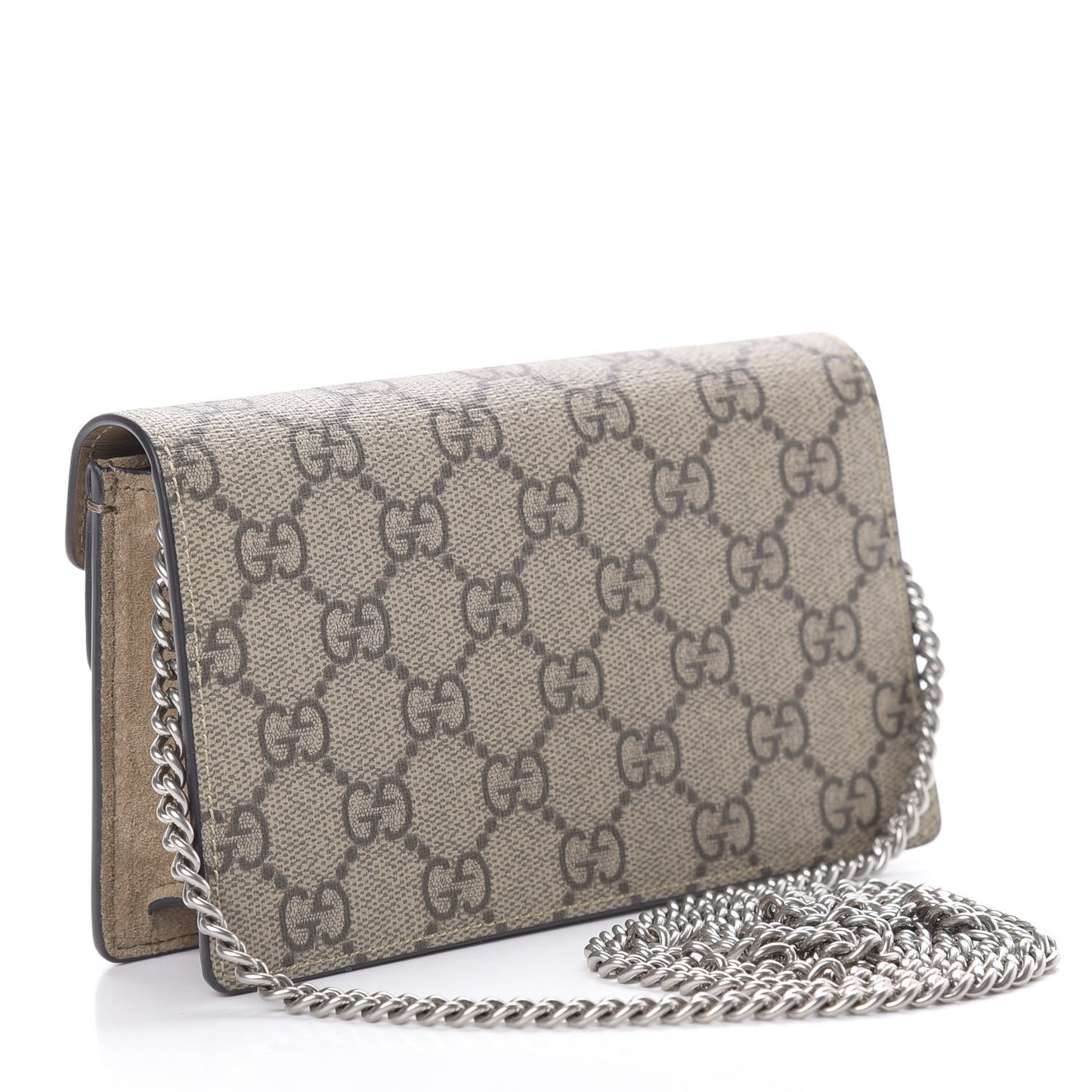 GG Supreme Monogram Super Mini Dionysus Shoulder Bag Taupe