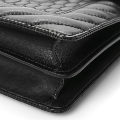 Bulgari Calfskin Quilted Serpenti Forever Shoulder Bag Black 8 of 8