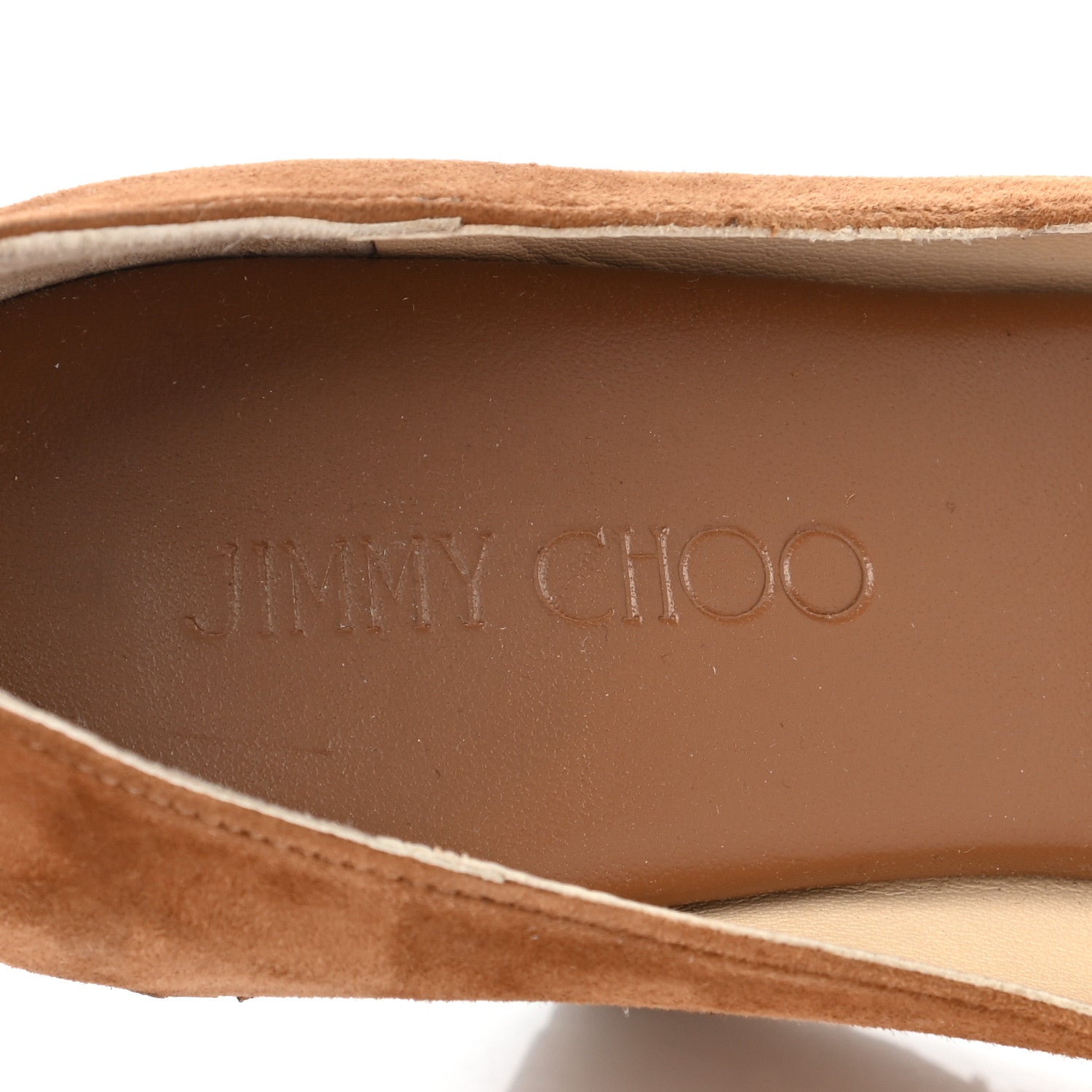 Jimmy Choo Suede Pacific 120mm Peep-Toe Cork Wedge Sandal 40 Canyon 8 of 11