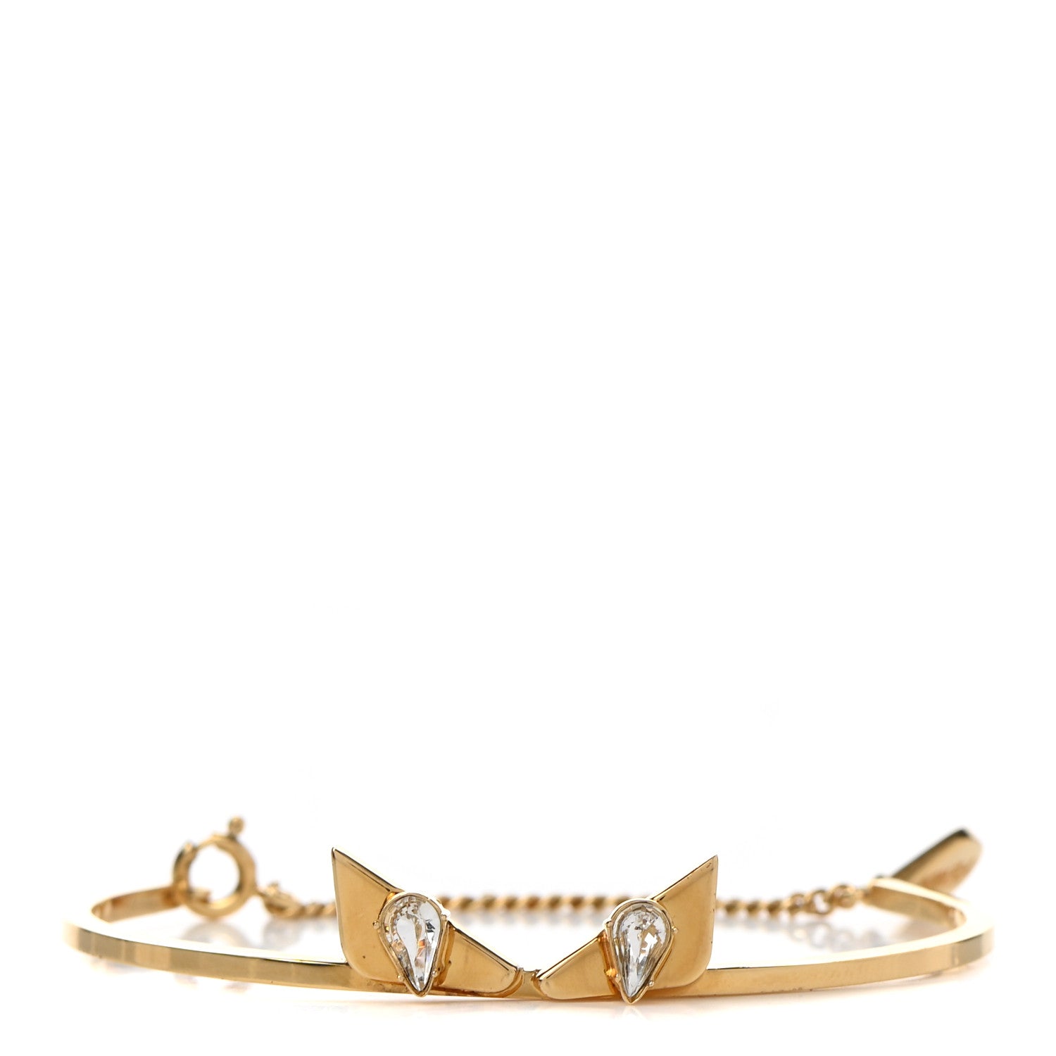 Fendi Metal Crystal Wonders Bracelet 1 of 6